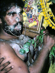 19 Ash covered Thaipusam Devotee 801