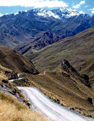 30 Biking up the pass to cross over to the eastern side of the South Island 800