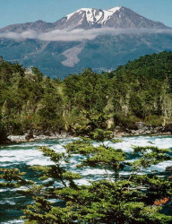 32 Slightly snow covered mounain in Chile of South America 800
