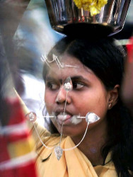 35 The face of a devotee 800