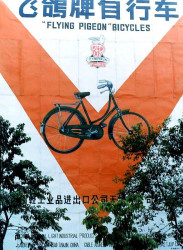 28 Flying pigeon Bicycles billboard in Zian  China 800