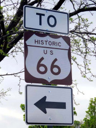 64. Historic Route 66 Sign in Flagstaff  Arizona 800