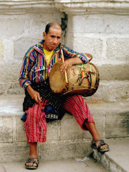 21 Taking a break from beating his drum 800