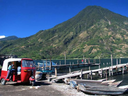 42. Volcano rising from Lake Atitlan 800