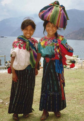 68   Two young vendors at Lake Atitlan  Guadamala 800