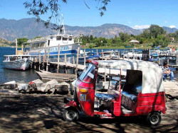 25 Three wheeled Tuk tuk on Lake Atitlan in Guatemala 800