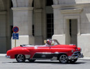 1952 chevy convertible taxi in havana s streets 800