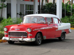 1956 chevroletparked at a restaurant in cienfueguos 800