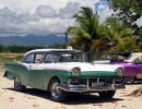 1957 ford 4 door fairlaine taxi at the beach in trinidad 800