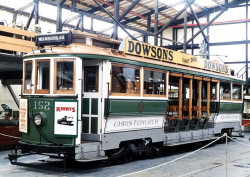 25 old trolley car in a railroad museum in christchurch 800