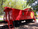 caboose from the santa fe line 800