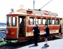 36 trolley car in the city of dunedin in new zealand 800