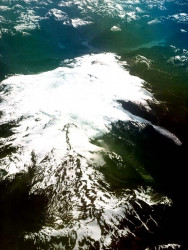 33 massive glacier in new zealand seen from above in a plane 800