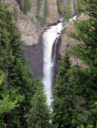 waterfall in yellowstone national park 2 800