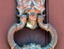147 weathered brass lion door knocker in masaya  nicaragua 800