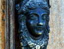 103 brass head door knocker photographed in guatemala 800
