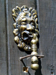 17 polished brass knocker from santa cruz  bolivia 800