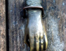 31 brass hand knocker photographed in antigua  guatemala 800