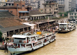 13 river ferry moored in shanghai  china 800