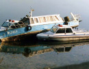 23 boats anchored on lake villarica  chile 800