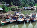 28 fishing boats lined up in the philippines 800