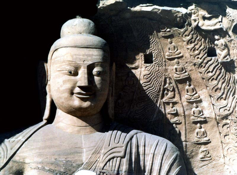 45 buddha statue at the yungang grottoes 800