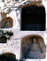 52 buddha statues at the yungang grottoes 800