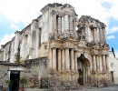 2 colonial church in antigua  destroyed by centuries of earthquakes 800