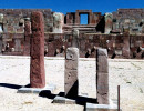 25 stelae inside the walls of tiwanaku 800