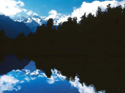 15 mt. cook region at sunset in new zealand 800