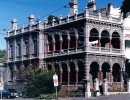 3 corner building in the streets of sydney  australia 800