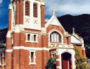 3 red brick church near queenstown  new zealand 800
