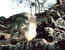12 mayan face found at the ruins of copan
