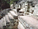 16 steps leading up to a mayan temple in copan