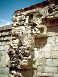 32 well preserved stone carving at copan in honduras