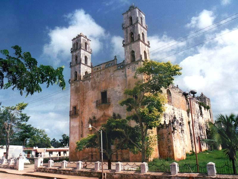1 colonial church near chetumal  mexico