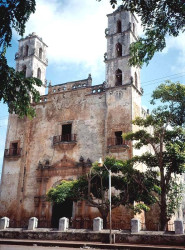 6 colonial church near chetumal in southern mexico