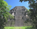 13 smaller pyramid inside the mayan ruins of tikal