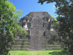 13 smaller pyramid inside the mayan ruins of tikal