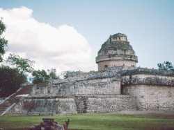 16 mayan temple at the archeological site of tulum in mexico